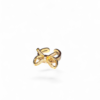 Sandhyora Demifine Gold Bow knot Ring