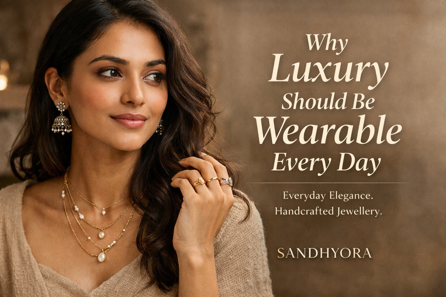 Why Sandhyora Believes Luxury Should Be Wearable Every Day