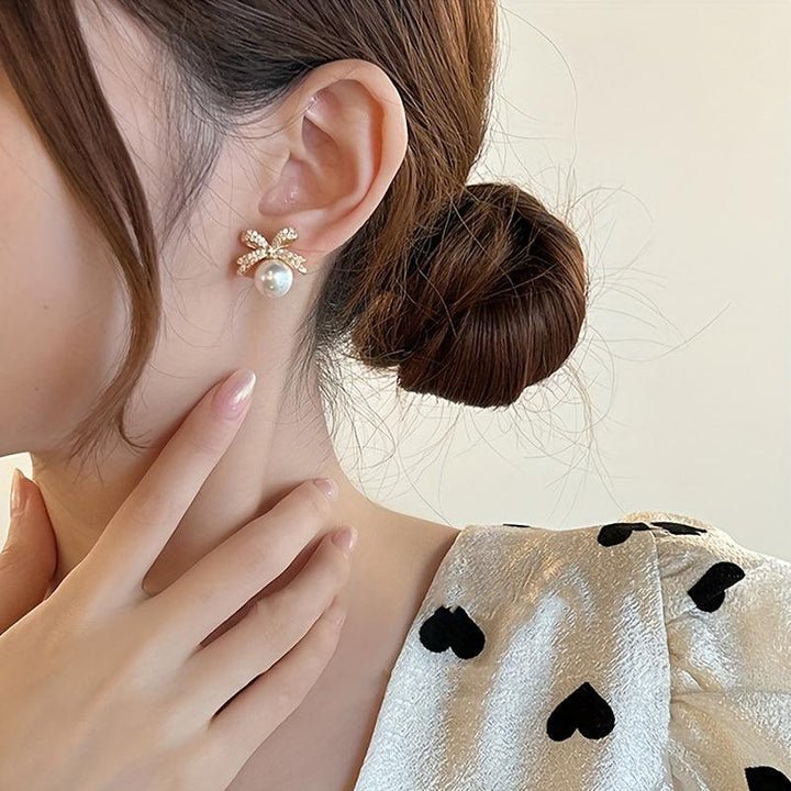 Pearl Korean Earring - Image 3