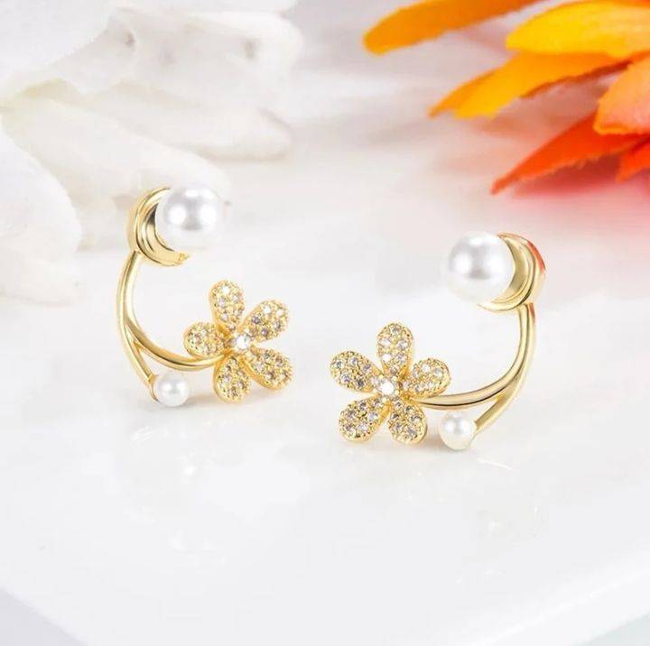 Korean Earring Flower - Image 3