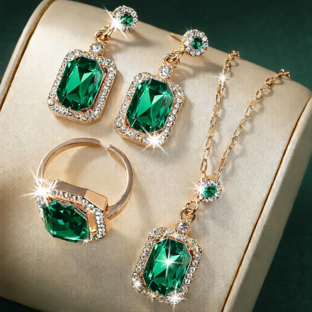 Sandhyora Emerald Luxe Set
