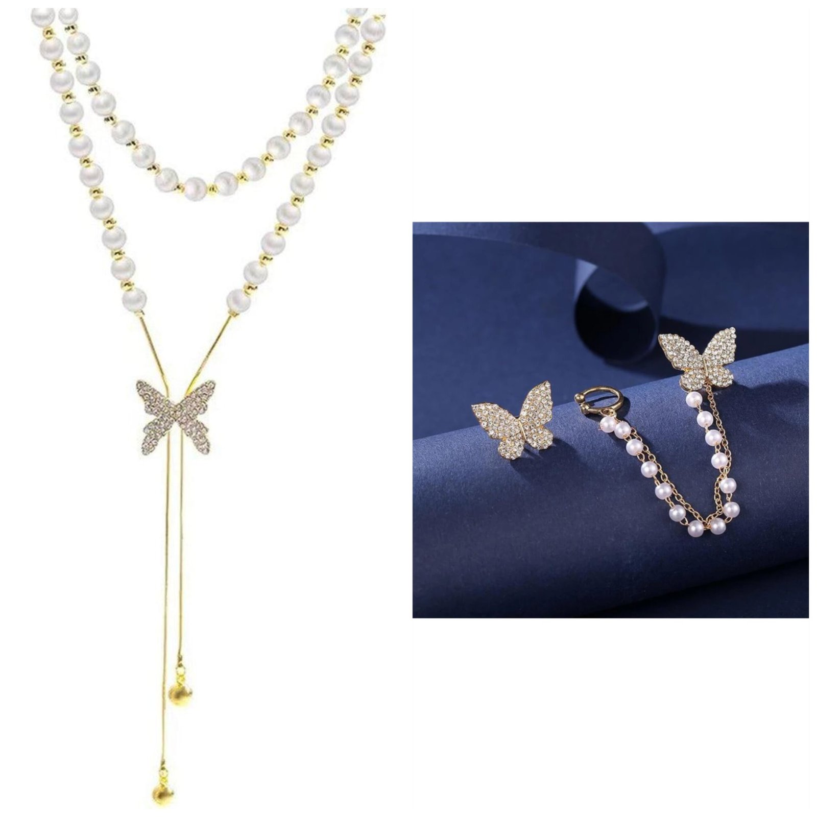 Sandhyora Pearl Butterfly Elegance Set - Image 3