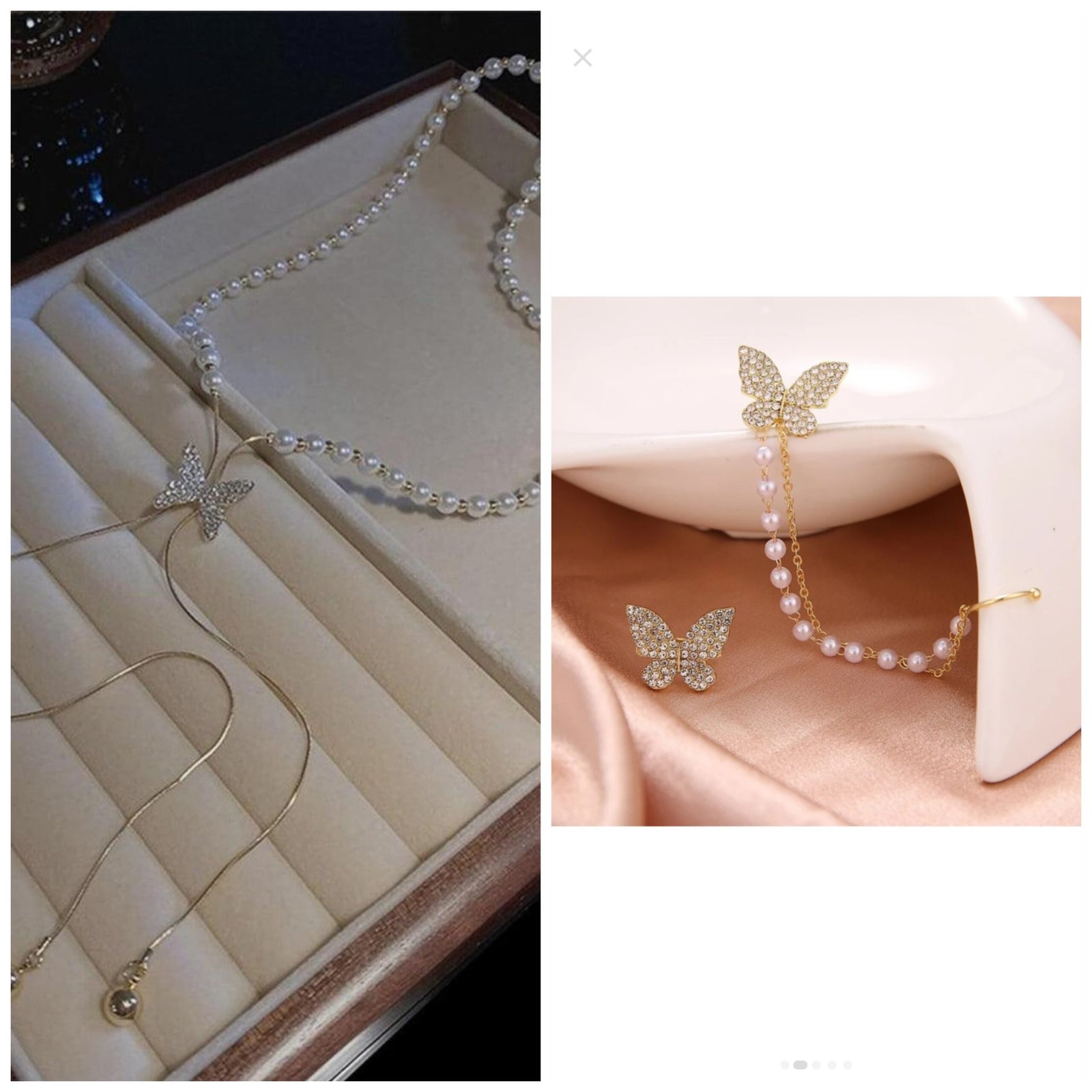Sandhyora Pearl Butterfly Elegance Set - Image 2