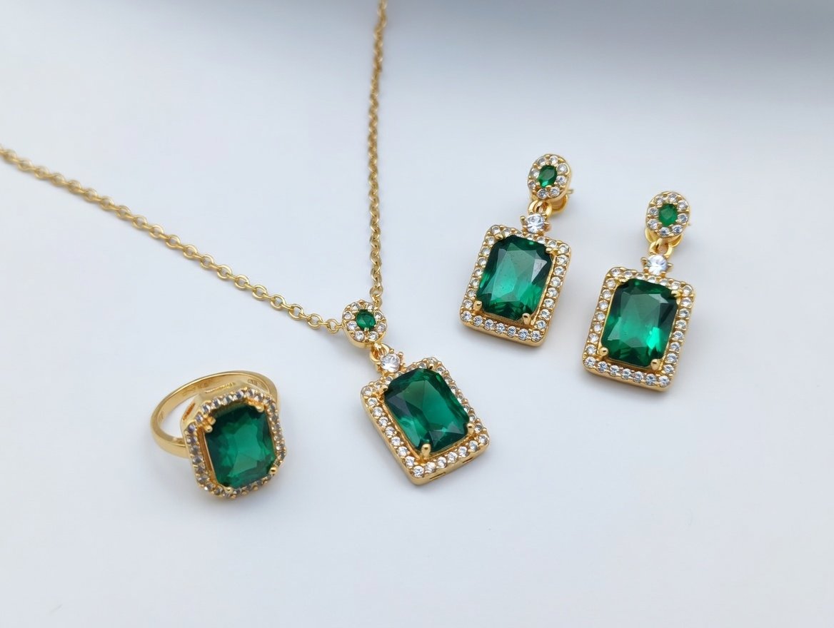 Sandhyora Emerald Luxe Set - Image 3